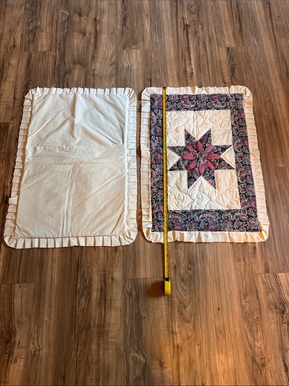 Authentic Vintage Amish Made Queen Size Quilt - Picture 14 of 16